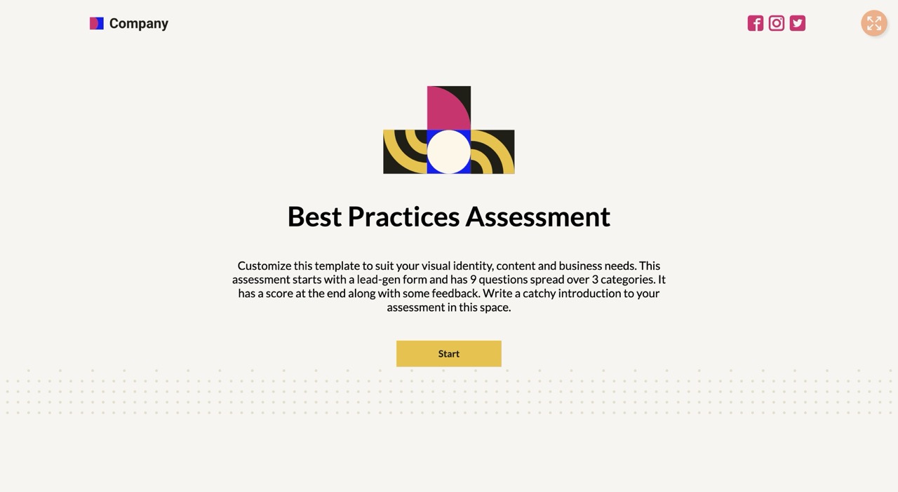 Interactive Assessment Quiz